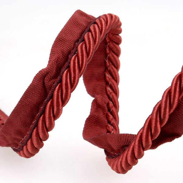 Cushion Trimming Cord, Flanged Twist Piping Cord - Rust