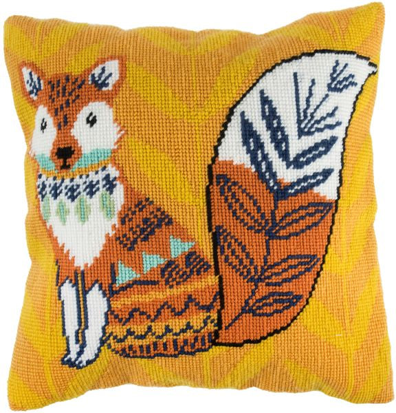 Fox Tapestry Kit Cushion (with cushion back)