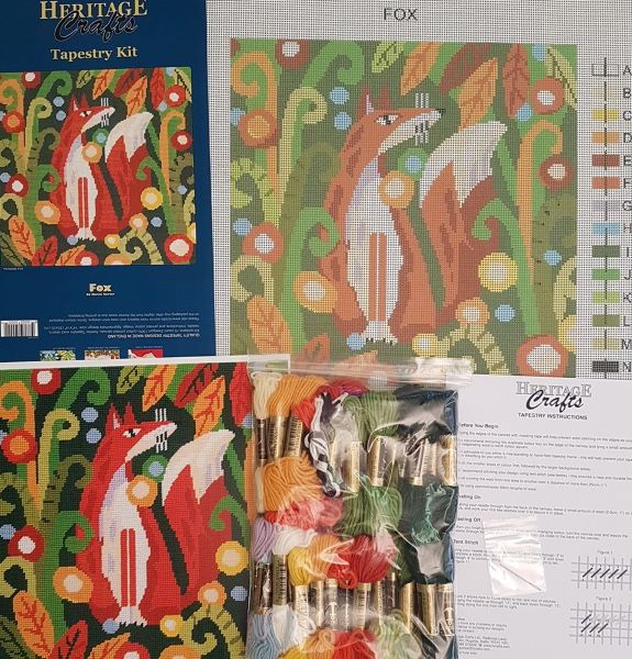 Fox Tapestry Kit - Heritage Crafts