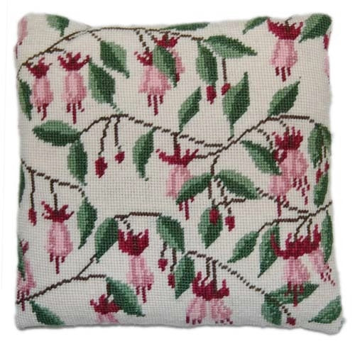 Fuchsia Tapestry Kit, Herb Pillow - Cleopatra's Needle