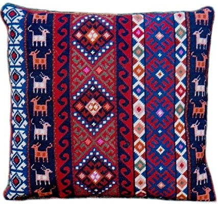 Gazelle Kelim Needlepoint Tapestry Kit - The Fei Collection