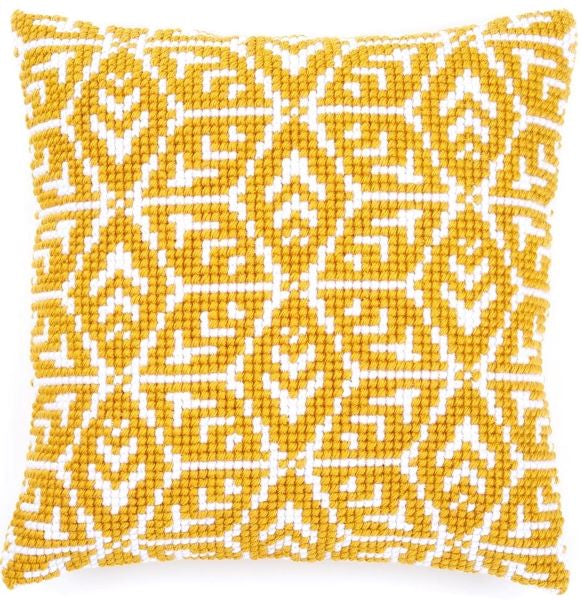 Geometric Gold CROSS STITCH TAPESTRY Kit, Vervaco PN-0166924