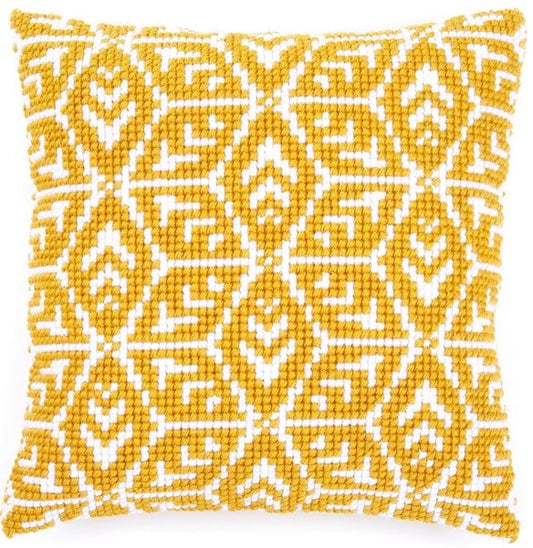 Geometric Gold CROSS STITCH TAPESTRY Kit, Vervaco PN-0166924