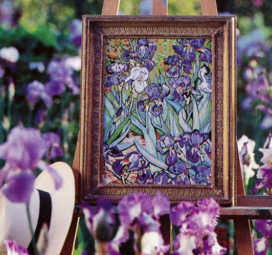 Irises, Van Gogh Tapestry Kit, Needlepoint Kit - Glorafilia