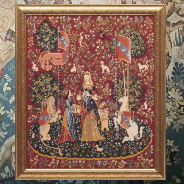 The Lady with the Unicorn Tapestry Kit, Needlepoint Kit - Glorafilia