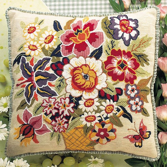 Virginia Tapestry Kit, Needlepoint Kit - Glorafilia