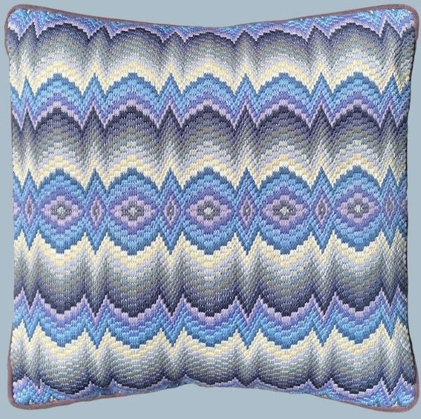 Veronese Bargello (CHARTED) Tapestry Kit, Needlepoint Kit - Glorafilia