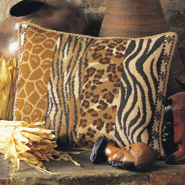 Wildlife Tapestry Kit, Needlepoint Kit - Glorafilia