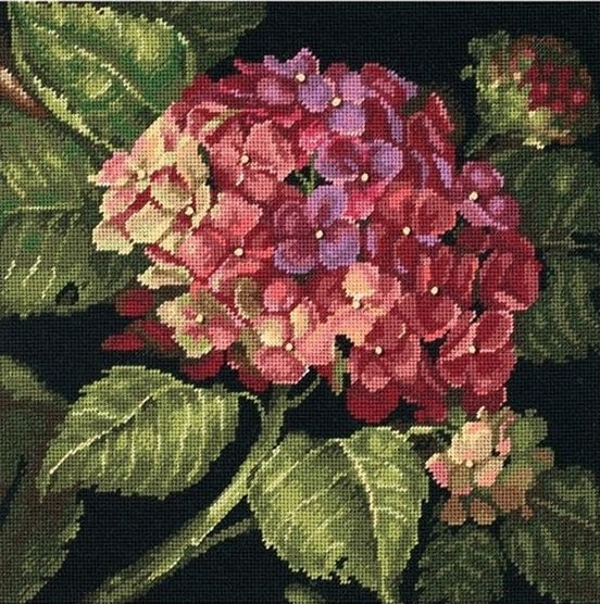 Hydrangea Bloom Tapestry Kit - Dimensions Needlepoint