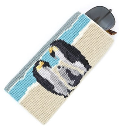 King Penguins Glasses Case Tapestry Kit - Cleopatra's Needle