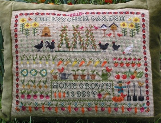 Kitchen Garden Sampler Needlepoint Tapestry Kit - The Fei Collection