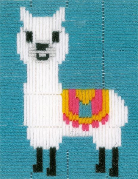 Llama Long Stitch Kit - Vervaco