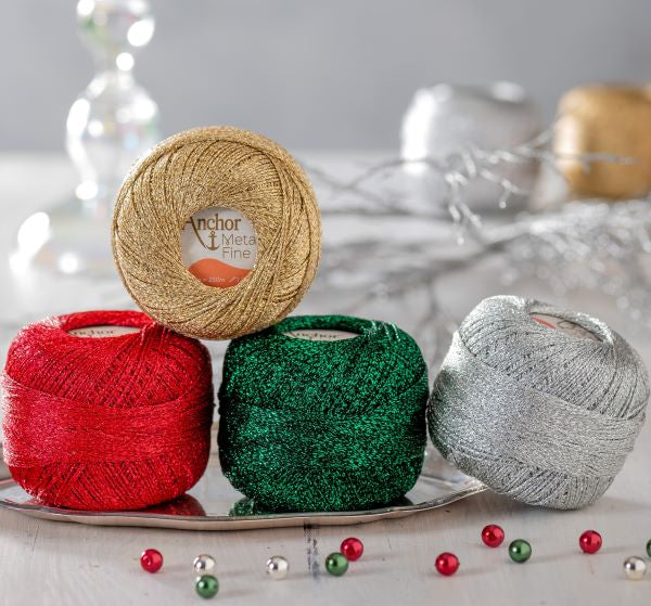 Metallic Lurex Tapestry Needlepoint Thread - Festive - Anchor ...