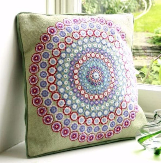Millefiori Green (COUNTED) Tapestry Kit - One Off Needlework
