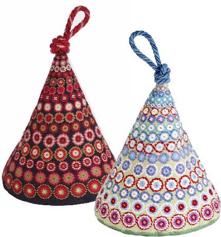 Millefiori Cone Doorstop Tapestry Kit - One Off Needlework