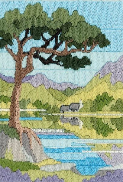 Mountain Summer Long Stitch Kit - Derwentwater Designs MLS2