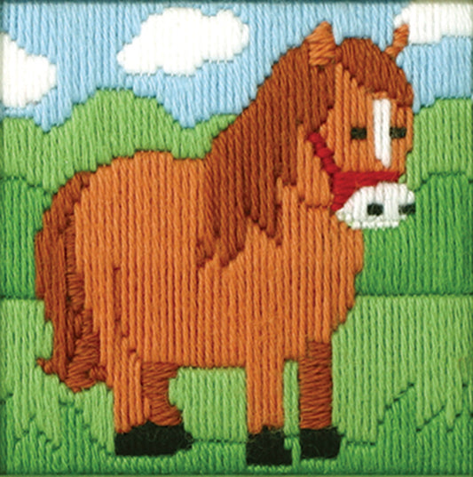 Ned the Horse Long Stitch Kit - Anchor Starter