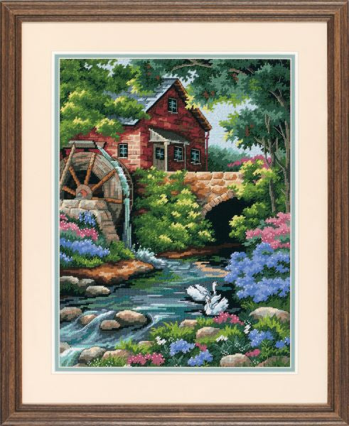Dimensions Cottage Cove Needlepoint Kit, 16 x 12  Needlepoint kits, Cross  stitch landscape, Needlepoint