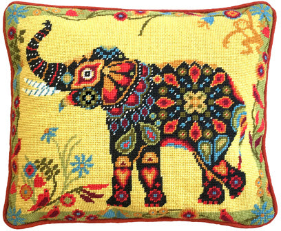 Painted Elephant Tapestry Kit - One Off Needlework