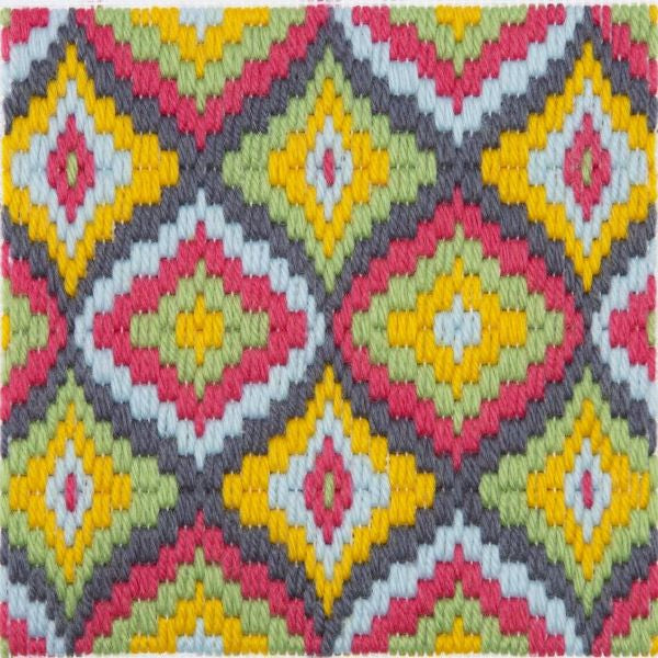 Persimmon Bargello Tapestry Kit, CHARTED - Anchor DCL002