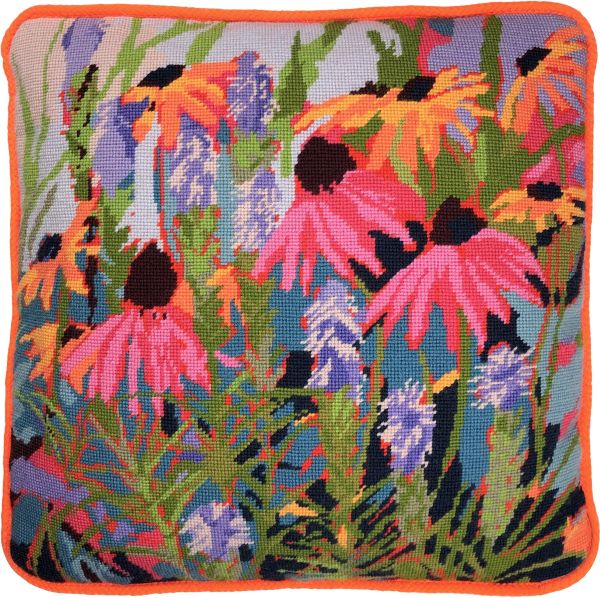 Pink Daisies Tapestry Kit - Celia Lewis