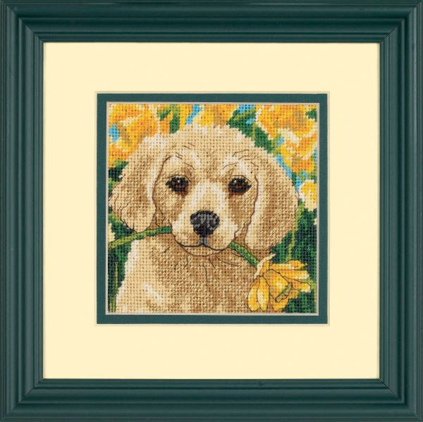 Puppy Mischief Needlepoint Tapestry Kit - Dimensions D07231