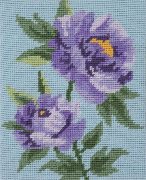 Purple Peonies Tapestry Kit - Anchor MR203