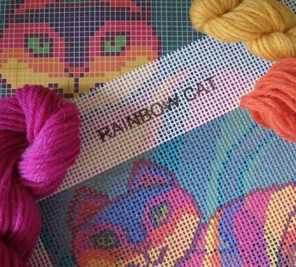 Rainbow Cat Tapestry Kit - Sew Inspiring