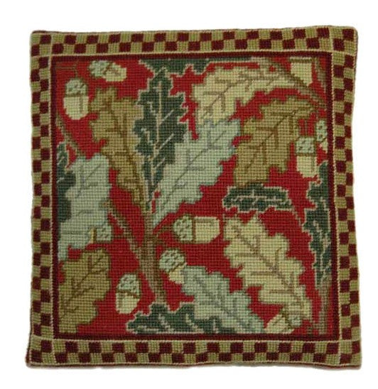 Red Acorn Tapestry Kit, Herb Pillow - Cleopatra's Needle