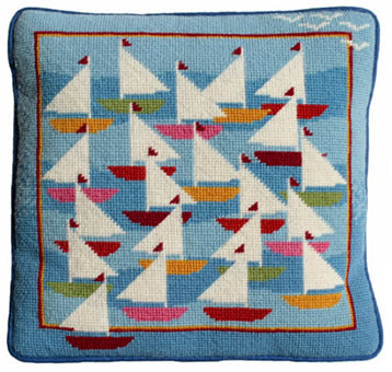 Regatta Tapestry Kit - One Off Needlework