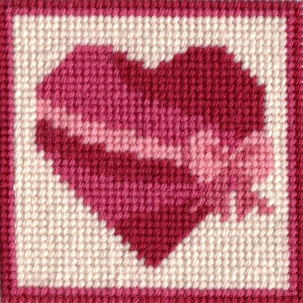 Ribbon Heart Tapestry Kit - Sew Inspiring