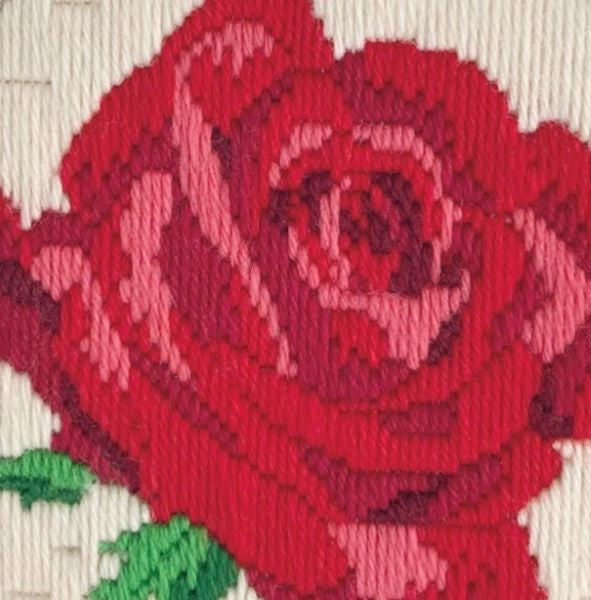 Rose Rouge Long Stitch Kit - Needleart World