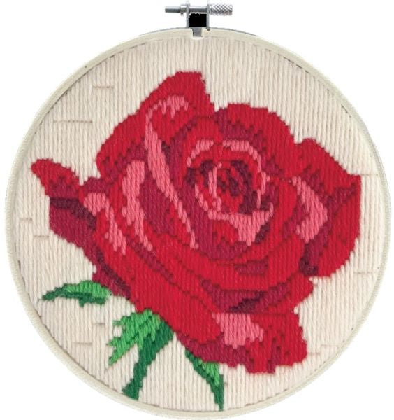 Rose Rouge Long Stitch Kit - Needleart World