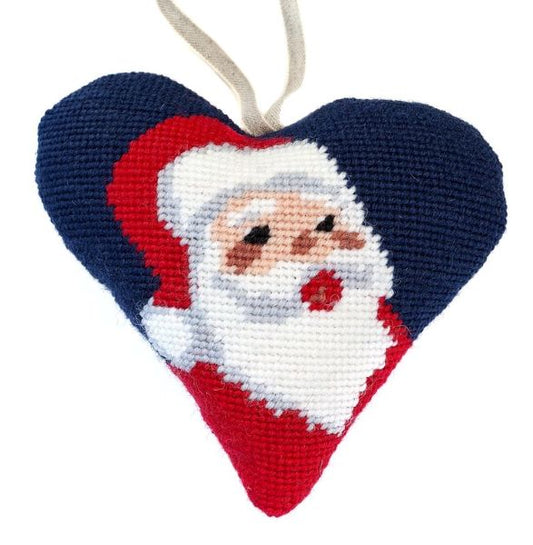 Santa Heart Tapestry Kit - Cleopatra's Needle