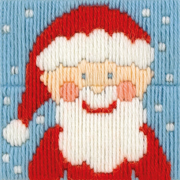 Santa Long Stitch Kit - Anchor 1st Kit