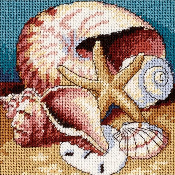 Shell Collage Needlepoint Tapestry Kit - Dimensions D07219