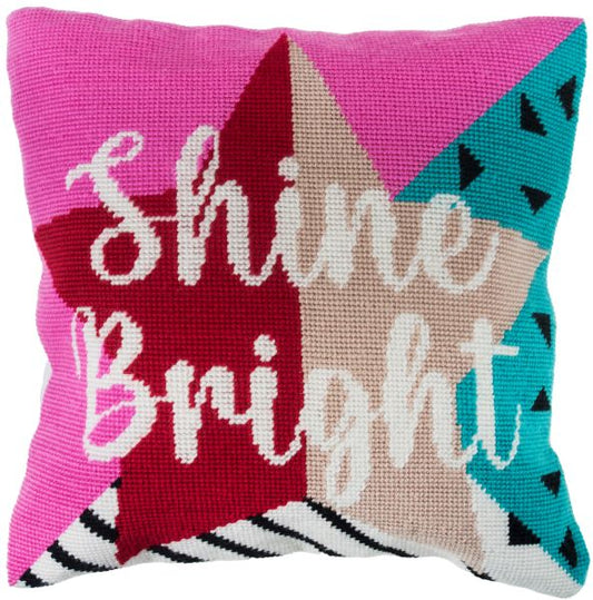 Shine Bright Tapestry Kit Cushion (with cushion back)