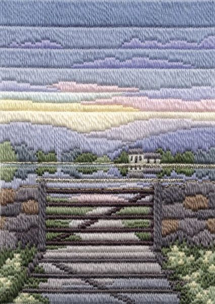 Spring Evening Long Stitch Kit - Derwentwater Designs MLS13