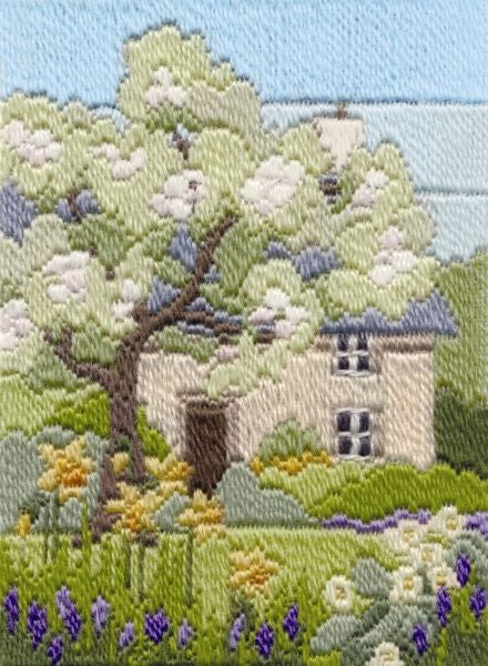 Spring Garden Long Stitch Kit - Derwentwater Designs MLS17