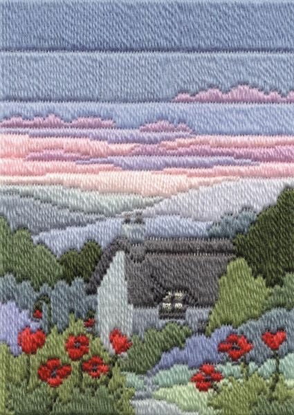 Summer Evening Long Stitch Kit - Derwentwater Designs MLS14