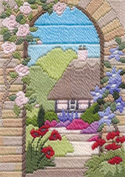 Summer Garden Long Stitch Kit - Derwentwater Designs MLS18