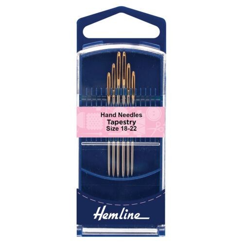 Tapestry Needles - Premium Gold Eye Tapestry Needles -sizes 18-22