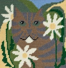 Tiger Cat Tapestry Kit - Cleopatra's Needle