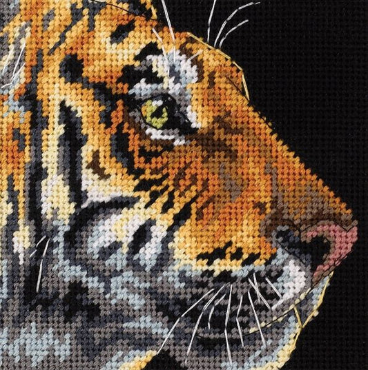 Tiger Profile Needlepoint Tapestry Kit - Dimensions D07225