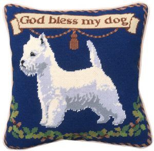 Westie Dog (COUNTED) Tapestry Kit - One Off Needlework
