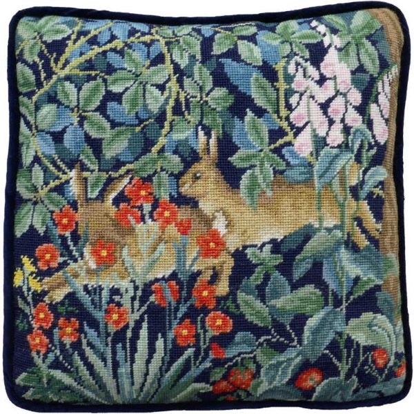 William Morris Greenery Hares Tapestry Kit - Bothy Threads