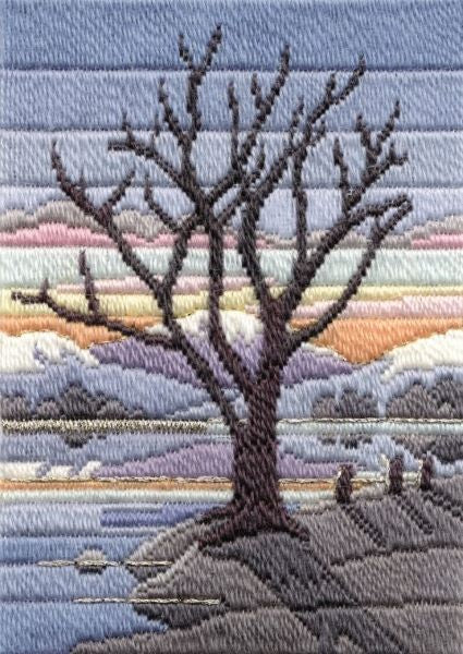 Winter Evening Long Stitch Kit - Derwentwater Designs MLS16