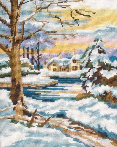 Winter Scene Tapestry Kit - Anchor MR844