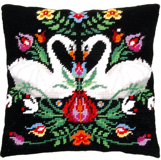 Zara Swans Tapestry Kit - Vervaco