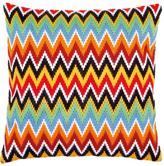 Zig Zag Lines Long Stitch Kit - Vervaco